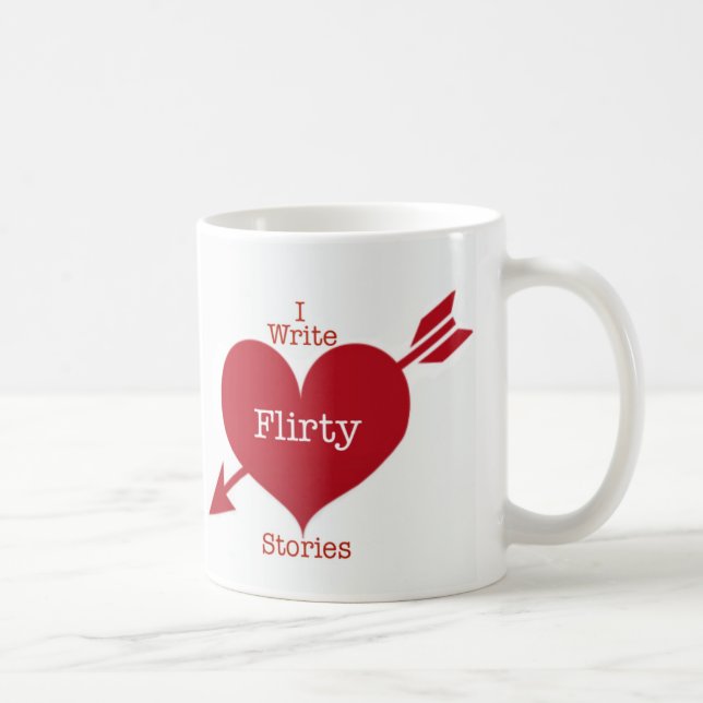 I Write Flirty Stories Coffee Mug (Right)