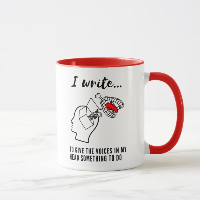 I write... mug (Right)