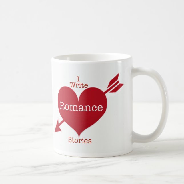 I Write Romance Stories Coffee Mug (Right)