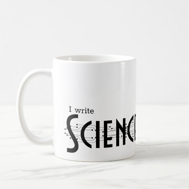 I write Science Fiction Coffee Mug (Left)