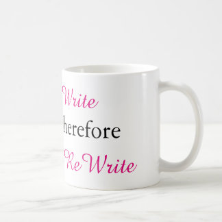 I write therefore I rewrite Coffee Mug