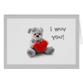 I wuv you! (Front Horizontal)