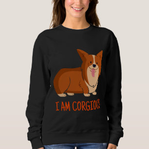 I X M Corgious Adorable Corgi Doggo Love Sweatshirt