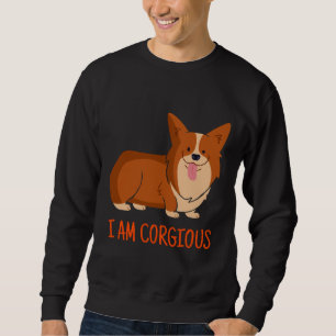 I X M Corgious Adorable Corgi Doggo Love Sweatshirt