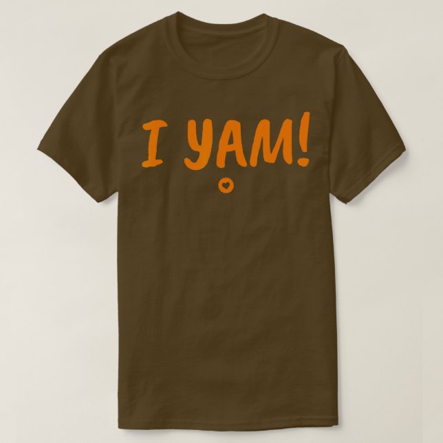I Yam Funny Hes My Sweet Potato Set Thanksgiving M T-Shirt (Design Front)