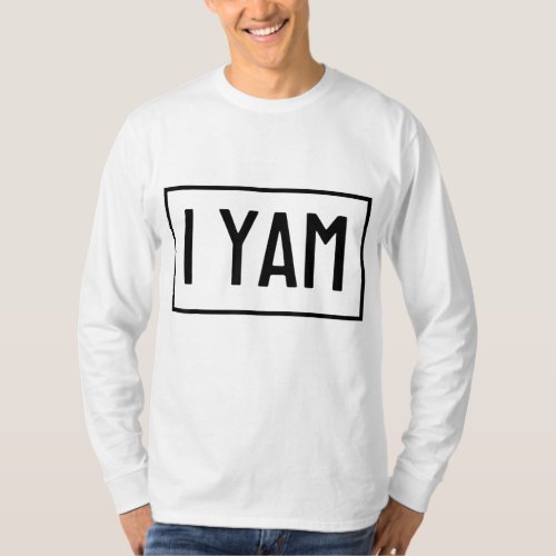 I Yam Shes My Sweet Potato Thanksgiving Matching  T_Shirt