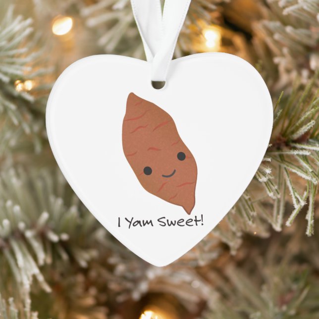 I Yam Sweet Cute kawaii Sweet Potato Ornament (Tree)