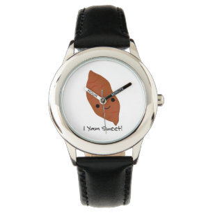 I Yam Sweet Cute kawaii Sweet Potato Watch