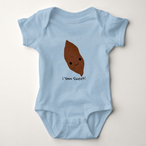 I Yam Sweet Potato Baby Bodysuit