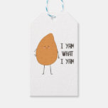 I Yam What I Yam! Awesome Yam Vegetable Pun Gift Tags
