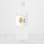 I Yam What I Yam! Awesome Yam Vegetable Pun Water Bottle Label