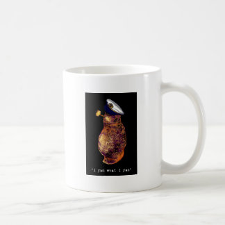 I yam what I yam-black Coffee Mug