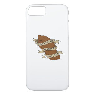 I Yam What I Yam Classic Quote Funny iPhone 8/7 Case