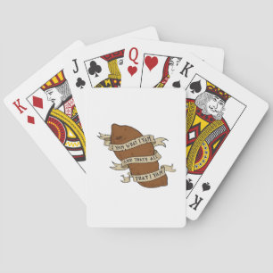 I Yam What I Yam Classic Quote Funny Poker Cards