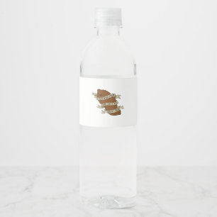 I Yam What I Yam Classic Quote Funny Water Bottle Label