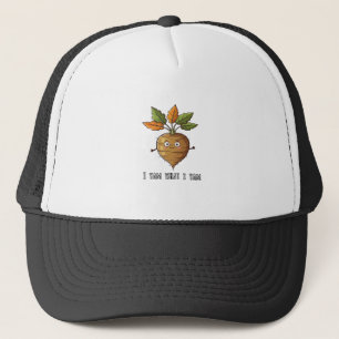 I Yam What I Yam Cute And Cosy Autumn Design Class Trucker Hat