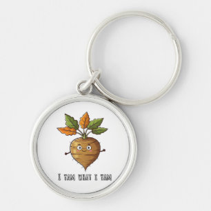 I Yam What I Yam Cute Cosy Autumn Warm Mood Keychain