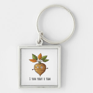 I Yam What I Yam Cute Cosy Autumn Warm Mood Keychain