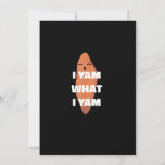 I Yam What I Yam - Dancing Sweet Potato Than Holiday Card