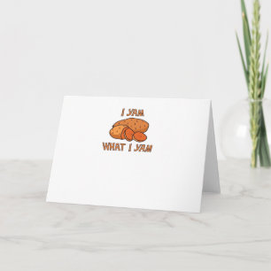 I Yam What I Yam Funny Basic Humor Card