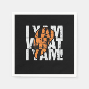 I Yam What I Yam Funny Quote Napkins