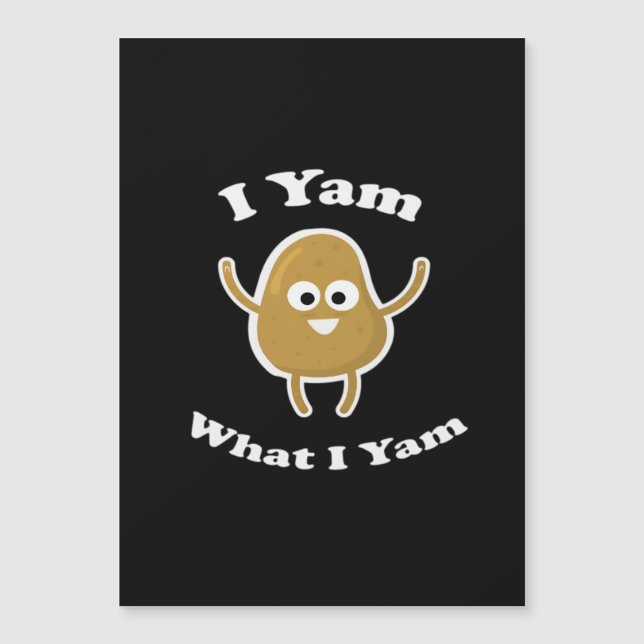 I Yam What I Yam Funny Sweet Potato Thanksgiving D (Front)