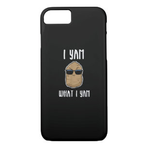I Yam What I Yam Funny Yam Sweetpotato iPhone 8/7 Case