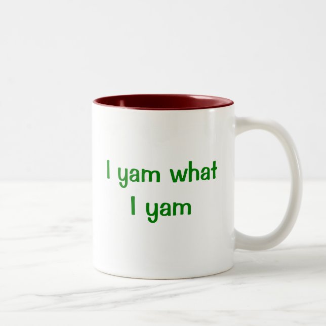 I Yam What I Yam Mug (Right)