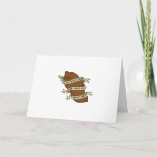 I Yam What I Yam Quote Funny Playful Mood Card