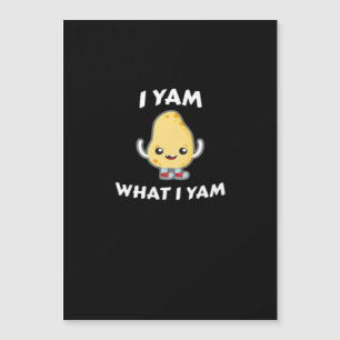 I Yam What I Yam Sweet Potato For Thanksgiving Day