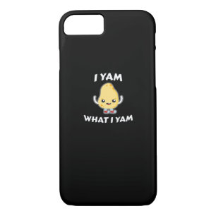 I Yam What I Yam Sweet Potato For Thanksgiving Day iPhone 8/7 Case