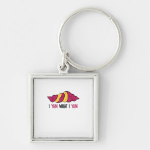I Yam What I Yam Sweet Potato Keychain