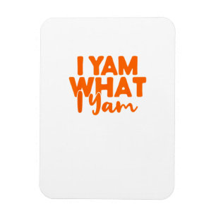 I Yam What I Yam Sweet Potato Thanksgiving Couple  Magnet