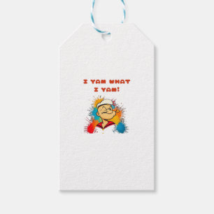 I Yam What I Yam Sweet Potato Thanksgiving Sloth Gift Tags