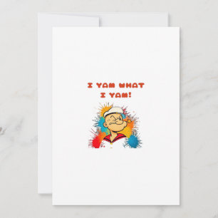 I Yam What I Yam Sweet Potato Thanksgiving Sloth Holiday Card