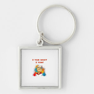 I Yam What I Yam Sweet Potato Thanksgiving Sloth Keychain