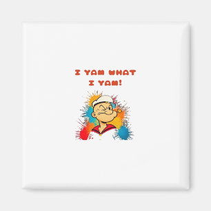 I Yam What I Yam Sweet Potato Thanksgiving Sloth Magnet