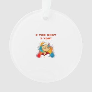I Yam What I Yam Sweet Potato Thanksgiving Sloth Ornament