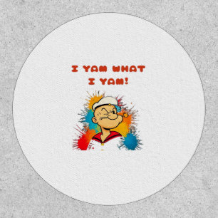 I Yam What I Yam Sweet Potato Thanksgiving Sloth Patch