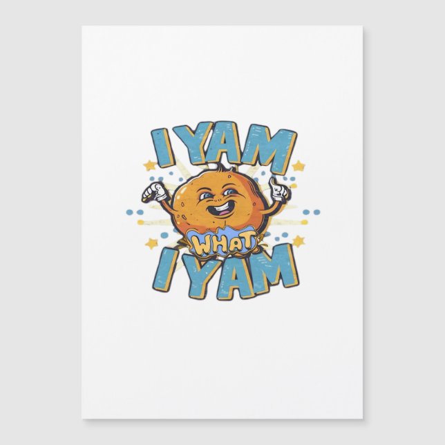 I Yam What I Yam Thanksgiving Cozy Vibe (Front)