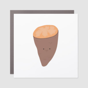 I Yam What I Yam Trendy Quote Vibe Car Magnet