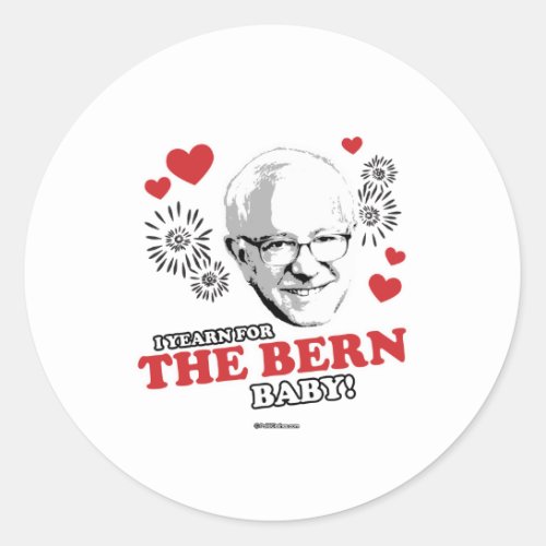 I Yearn for the Bern baby Classic Round Sticker