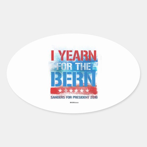 I yearn for the Bern Oval Sticker