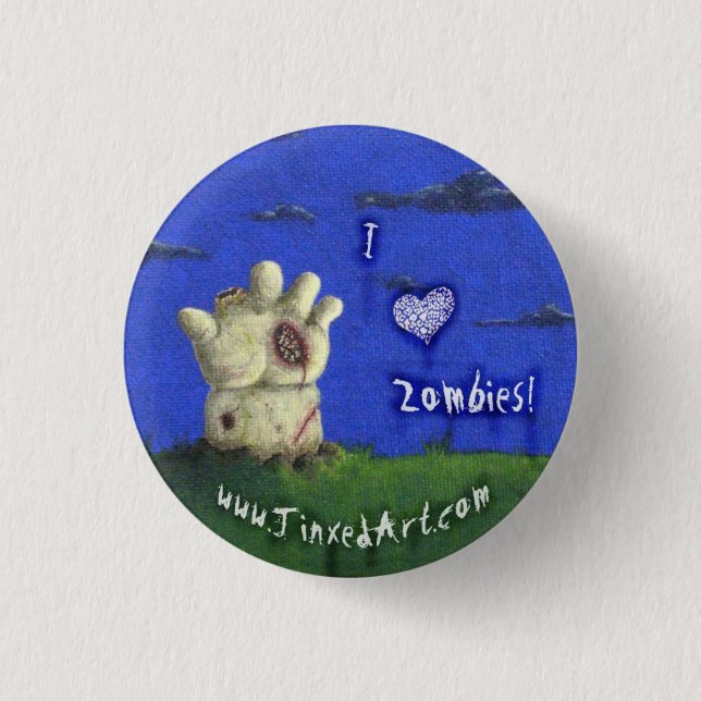 I ♥ Zombies! button (Front)