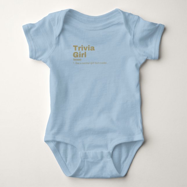 ia Girl - Trivia Baby Bodysuit (Front)