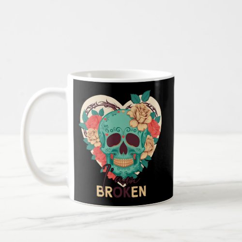 IââM Hearts Love Broken Skeleton PlantsS Day Coffee Mug