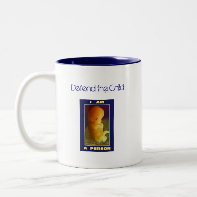 IAAP Defend the Child Two-Tone Coffee Mug (Left)