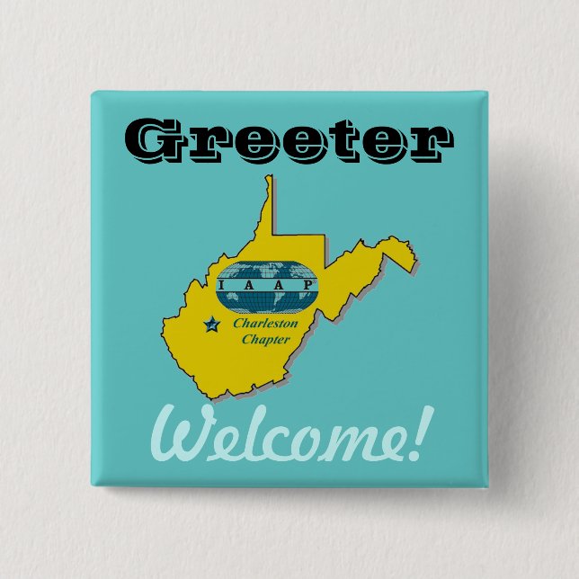 IAAP Greeter Badge Button (Front)