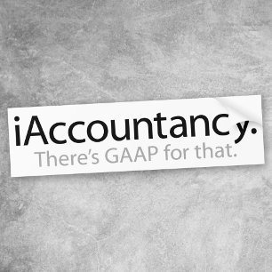iAccountancy Bumper Sticker