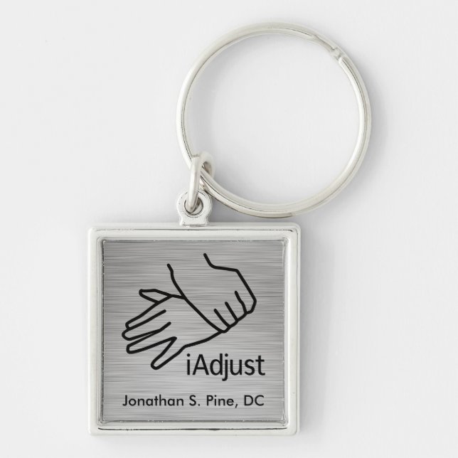 iAdjust Chiropractor Personalized Keychain (Front)